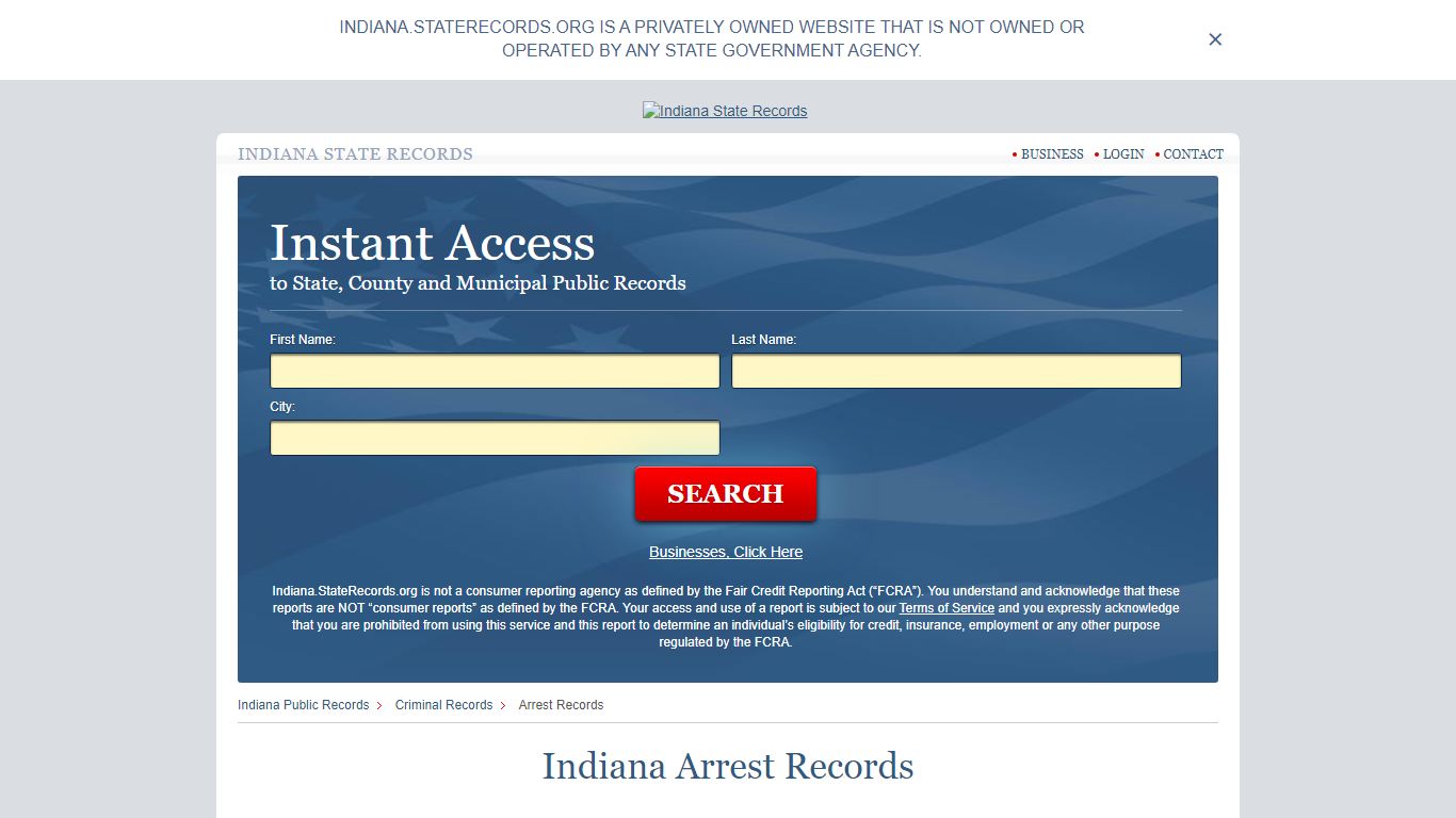 Indiana Arrest Records | StateRecords.org